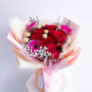 Fresh Rose & gerbera Bouquet