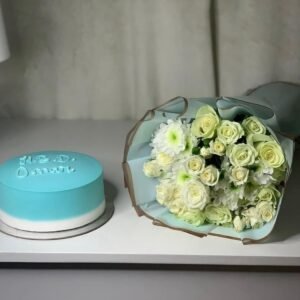Cake & Flower Combo T14-031